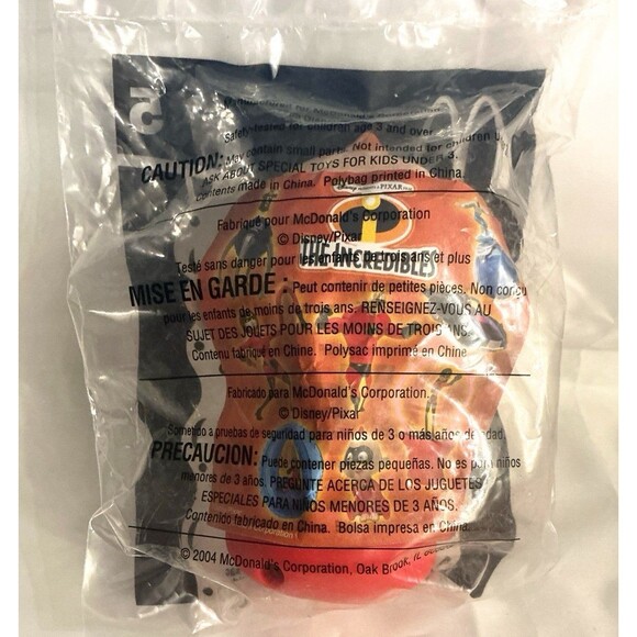 JACK JACK Disney’s The Incredibles Movie Toy Collectible McDonald’s #5 NEW 2004 - Picture 3 of 3